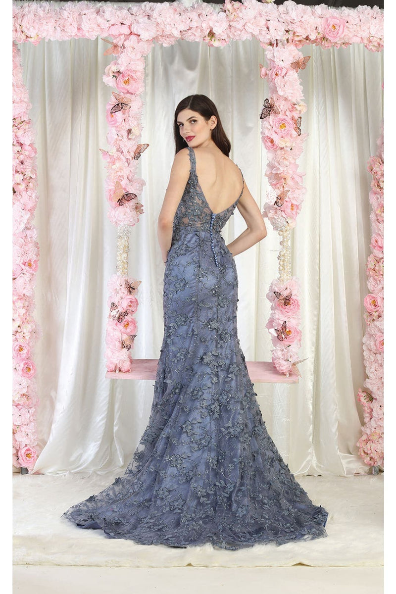 Plus Size Long Evening Gown by Royal Queen main image 0