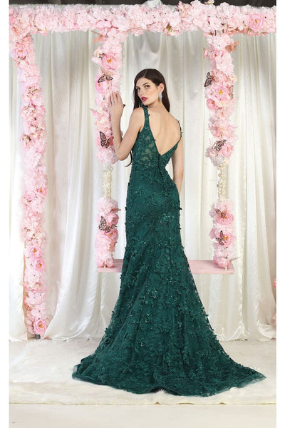 LA Merchandise LA7982 Embroidered Special Occasion Gown - Dress