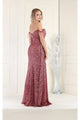 Royal Queen RQ7988 Off Shoulder Feathers Prom Dress - Dress