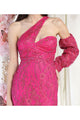 Royal Queen RQ7997 Arm Sleeve Prom Gown - Dress