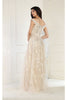 Royal Queen RQ8000 Off Shoulder Train Pagant Gown - Dress