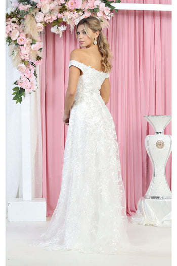 Royal Queen RQ8000B Embellished Bridal Formal Dress - Dress