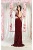 Royal Queen RQ8004 Sequined Prom Gown - Dress