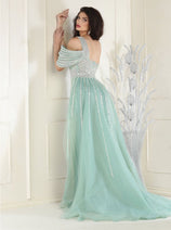 Royal Queen RQ8022 Sequin Asymmetrical A-line Beauty Pageant Dress