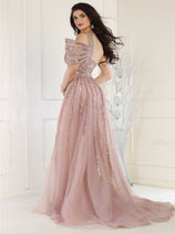 Royal Queen RQ8022 Sequin Asymmetrical A-line Beauty Pageant Dress