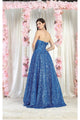 Royal Queen RQ8025 Sequin A-line Corset Prom Classy Formal Gown - Dress