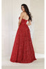 Royal Queen RQ8025 Sequin A-line Corset Prom Classy Formal Gown - Dress