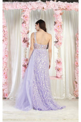 Royal Queen RQ8026 One Shoulder Embellished Gown - Dress