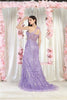 Royal Queen RQ8027 Illusion One Shoulder Embellished Evening Gown - Dress