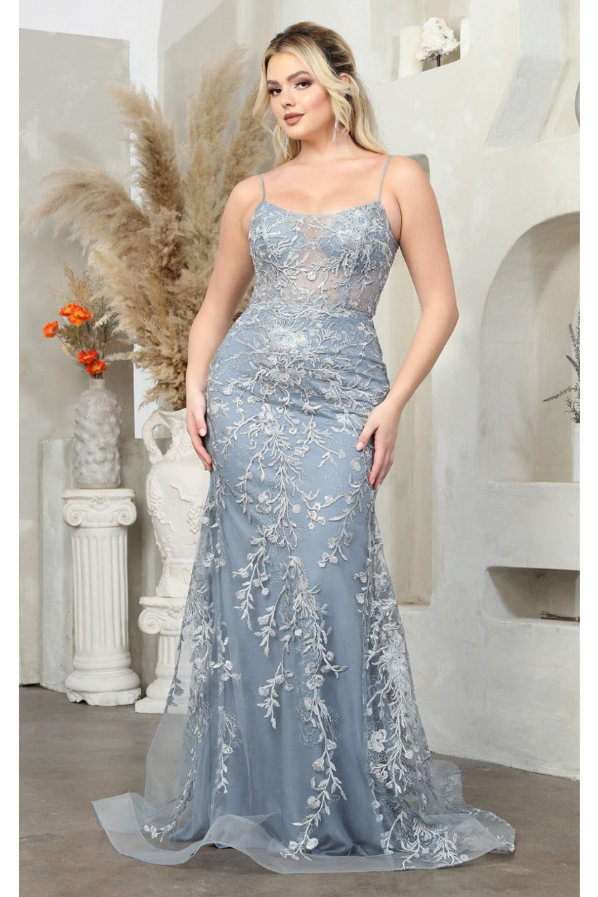 Royal Queen RQ8046 Embroidered Prom Evening Gown | Formal Dress Shops