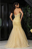 Royal Queen RQ8059 Sleeveless Embroidered Applique Sequin Gala Dress - Dress