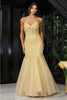 Royal Queen RQ8059 Sleeveless Embroidered Applique Sequin Gala Dress - Dress