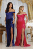 Royal Queen RQ8085 Semi Sweetheart High Slit Velvet Pageant Gown - Dress