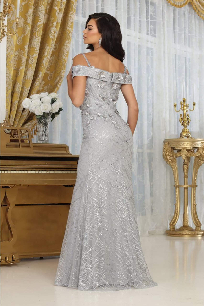 Royal Queen RQ8088 Fitted 3D Floral Mermaid Formal Long Gown - Dress