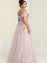 Royal Queen RQ8109 Sweetheart Prom Gown with Floral Applique