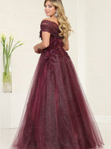 Royal Queen RQ8109 Sweetheart Prom Gown with Floral Applique