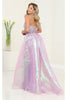 Royal Queen RQ8117 Lilac Sequin Evening Dress with Detachable Skirt - Dress