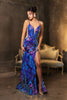 Royal Queen RQ8141 Sparkling Sequin Sheath Special Occasion Prom Gown - Dress