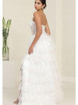 Sweet Sixteen Dress for 16th Birthday Party in White by Royal Queen RQ8142