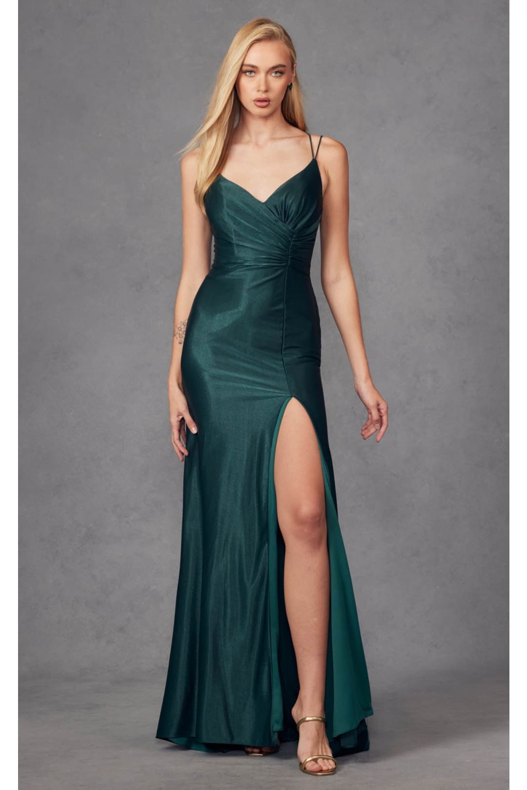 Hunter Green Bridesmaid Dresses-Inexpensive Ruched Lace-Up Juliet 284 Hunter Green / XL Hunter Green Bridesmaid Dresses-Inexpensive Ruched Lace-Up Juliet 284 Hunter Green / XL