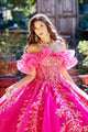 Ruffled Off Shoulder Corset Ball Gown by Bella Princess PQ1042