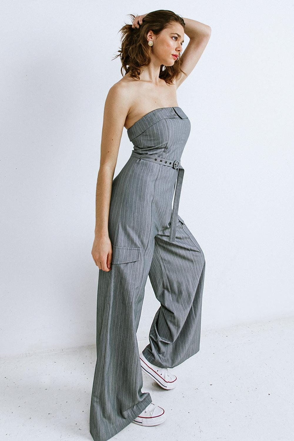 Flying Tomato GREY PANTS Dress