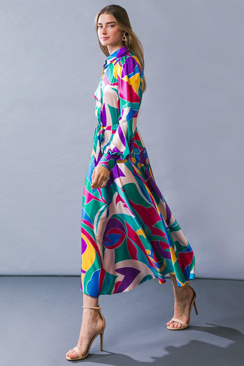 Flying Tomato BLUE FUCHSIA DRESSES