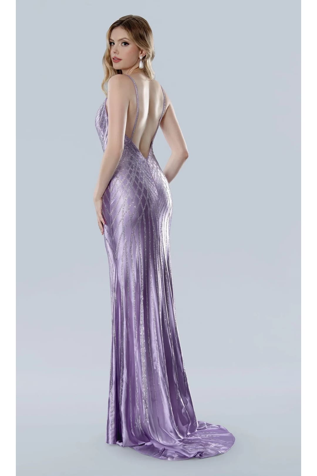 Sage Prom Dress Beaded Formal Evening Gown Stella Couture 25185 - Dresses