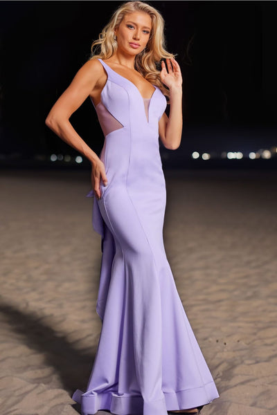 Satin Sleeveless Mermaid Dress by Jovani 37430 - Long Formal Dresses