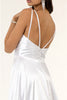 Satin White Wedding Dress