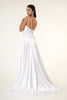 Satin White Wedding Dress