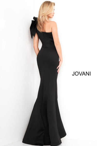 Scuba Fitted One Shoulder Gown by Jovani 32602 - Long Formal Dresses