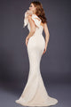 Scuba Fitted One Shoulder Gown by Jovani 32602 - Long Formal Dresses