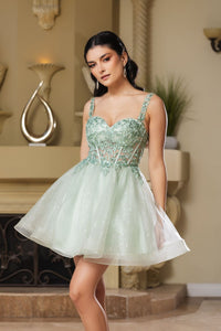 Semi-Formal Dress Sweetheart A-Line Cocktail Dress By May Queen MQ2149 - Dress