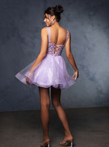 Semi-Formal Dress Sweetheart A-Line Cocktail Dress By May Queen MQ2149
