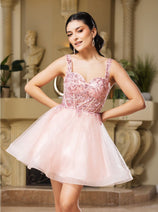Semi-Formal Dress Sweetheart A-Line Cocktail Dress By May Queen MQ2149