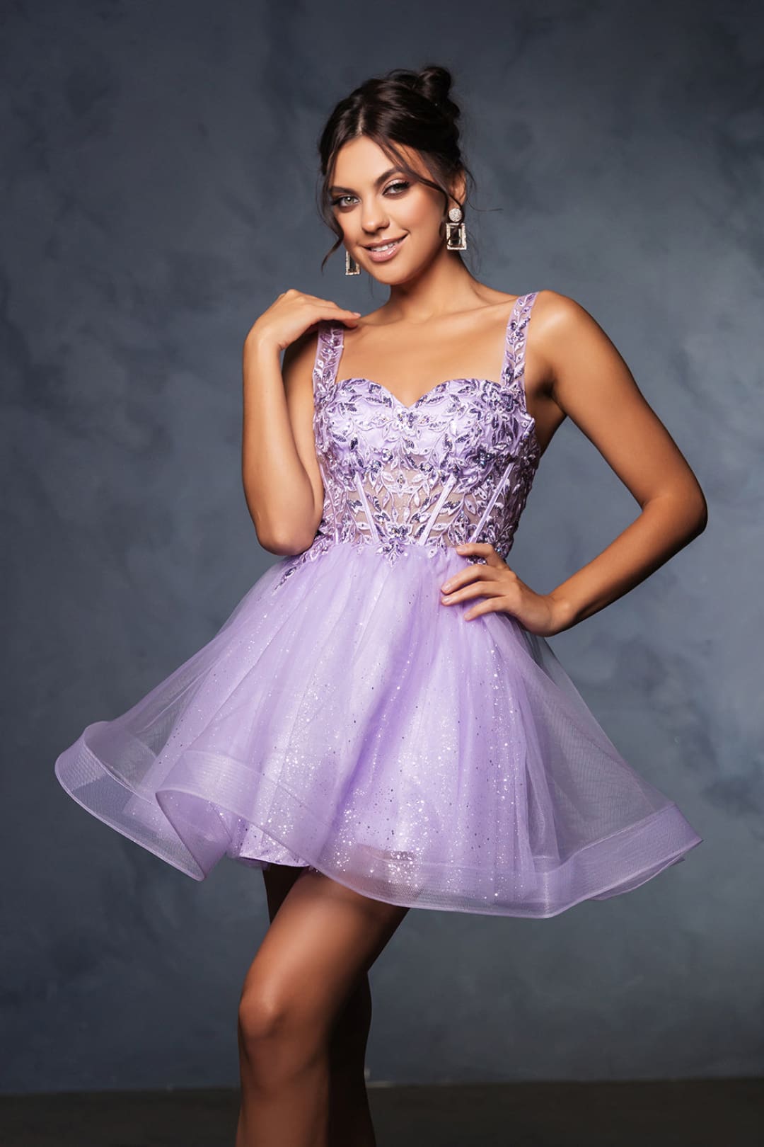 Semi-Formal Dress Sweetheart A-Line Cocktail Dress By May Queen MQ2149 - Dress