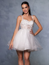Semi-Formal Dress Sweetheart A-Line Cocktail Dress By May Queen MQ2149