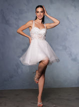 Semi-Formal Dress Sweetheart A-Line Cocktail Dress By May Queen MQ2149