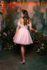 Semi Formal Glittery Off The Shoulder A-Line Homecoming Dress By May Queen MQ2117 - Dress