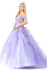 Sequin Cold Shoulder Ball Gown by Elizabeth K GL1969 - Quinceanera Dresses