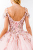 Sequin Cold Shoulder Ball Gown by Elizabeth K GL1969 - Quinceanera Dresses