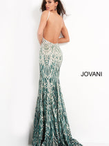 Sequin Fitted Sleeveless Gown by Jovani 06450