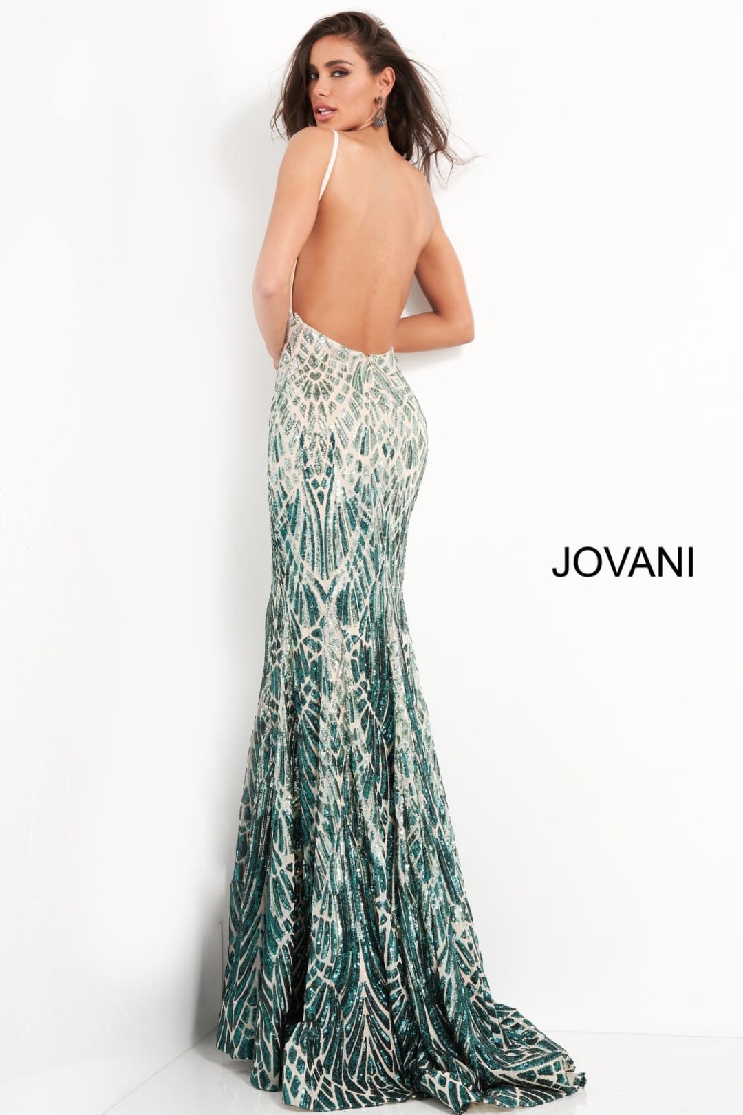 Sequin Fitted Sleeveless Gown by Jovani 06450 - Long Formal Dresses