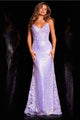 Sequin Fitted Sleeveless Gown by Jovani 37478 - 00 / Lilac - Long Formal Dresses