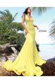 Sequin Fitted Sleeveless Gown by Jovani 59762 - 00 / Yellow - Long Formal Dresses