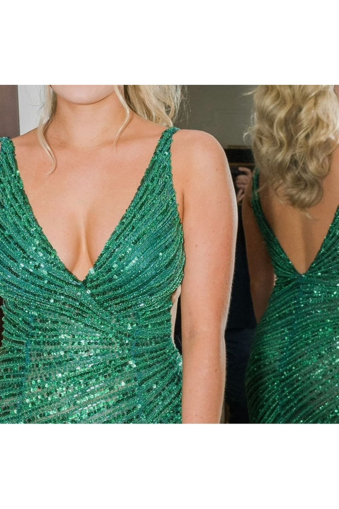 Sequin Fitted Sleeveless Slit Gown by Jovani 63405 - Long Formal Dresses