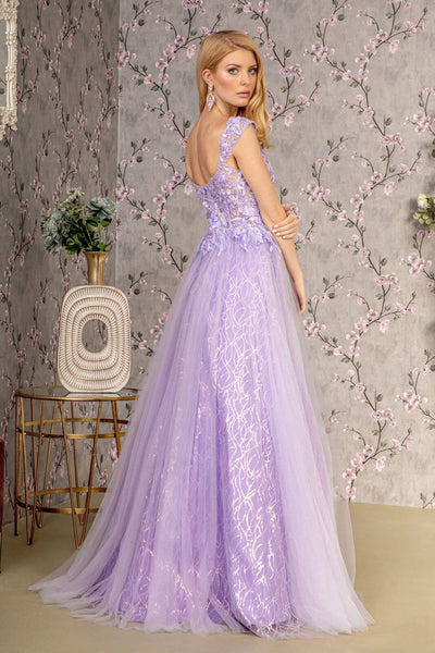 Sequin Print Sleeveless A-line Gown by GLS Gloria GL3398 - Long Formal Dresses