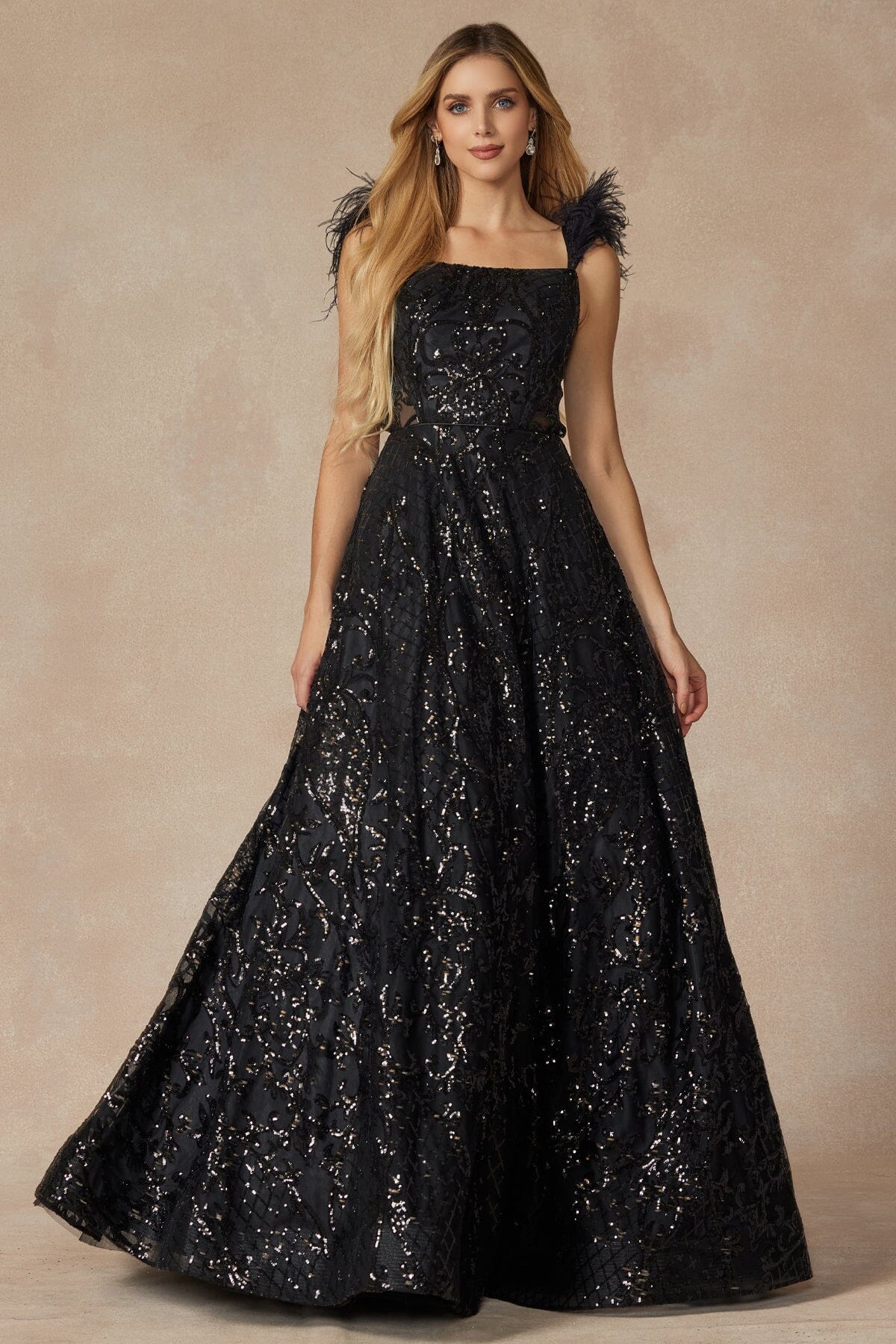 Juliet Black Long Formal Dresses