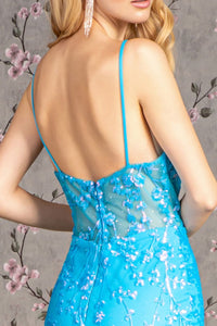 Sequin Print Sleeveless Mermaid Dress by GLS Gloria GL3220 - Long Formal Dresses